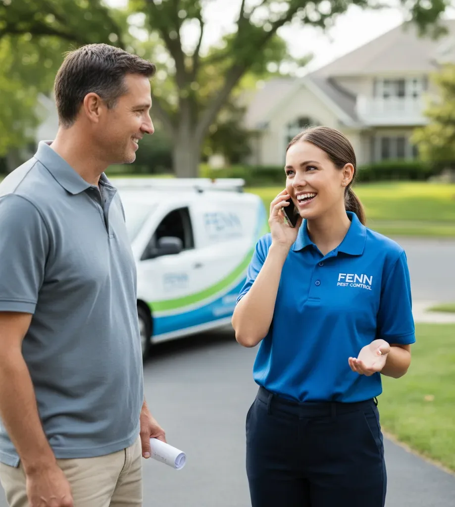 Fenn Pest Control customer support in Everson